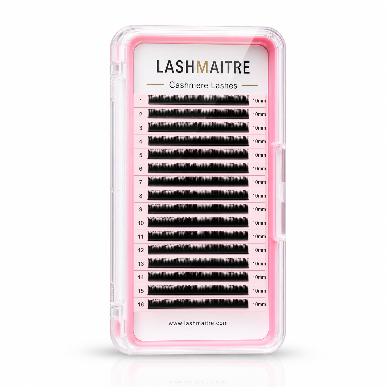 LASHMAITRE Cashmere Classic Lash Trays 0.20mm 16 row 10mm product image
