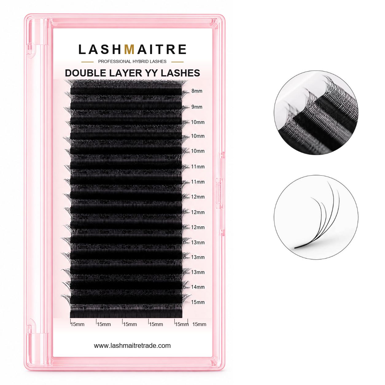 LASHMAITRE Double Layer Y Lashes 12 row product image