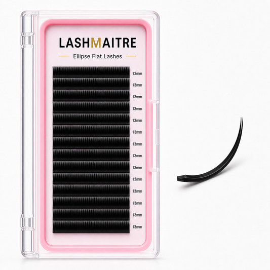 LASHMAITRE Ellipse Flat Lashes 0.15mm 13mm product image