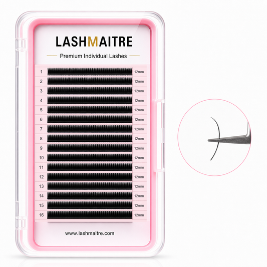 LASHMAITRE Premium Classic Individual Lash Extensions 0.20mm 16 row 12mm product image